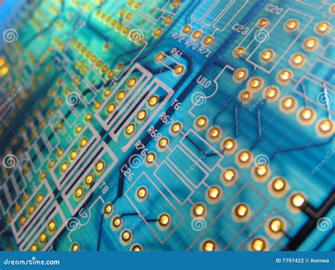 Electronic Board Stock Photo Image Of Electron Shiny 7797422