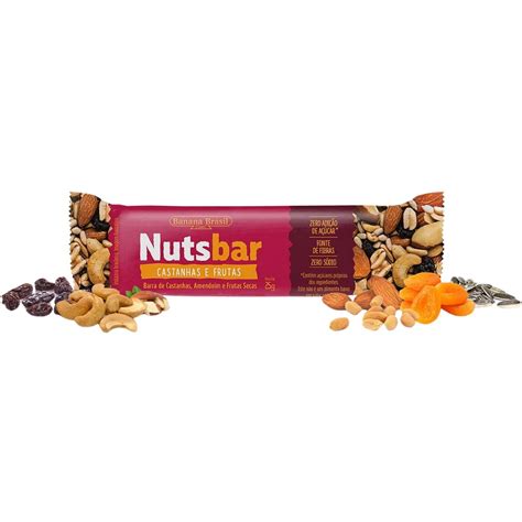 Nutsbar Castanhas E Frutas 25g Lanches