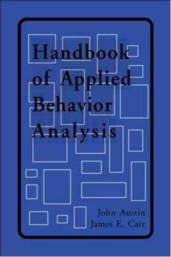 Handbook Of Applied Behavior Analysis Edition Open Library