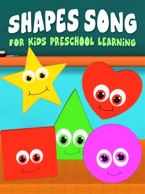 Prime Video: Shapes Song for Kids Preschool Learning