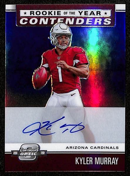 Lot Detail 2019 Optic Contenders Kyler Murray Autographed Rookie Card