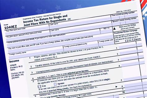 1040ez Form Printable 2022