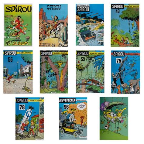 Cartes Postales Franquin Spirou