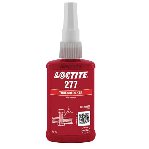 Loctite 277 Threadlocker High Strength Red Chemical Resistant