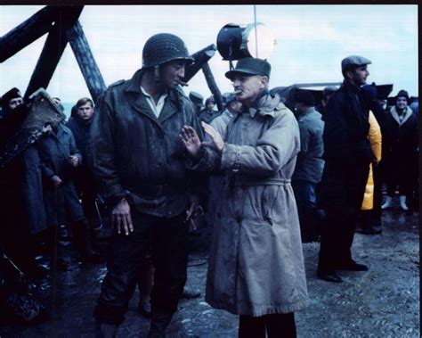 Robert Mitchum And Darryl F Zanuck On Set Of The Longest Day Photo