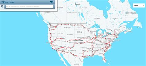 Amtrak Interactive Map