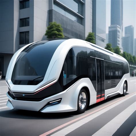 Futuristic Seoul-bound Bus Concept Design | Stable Diffusion Online