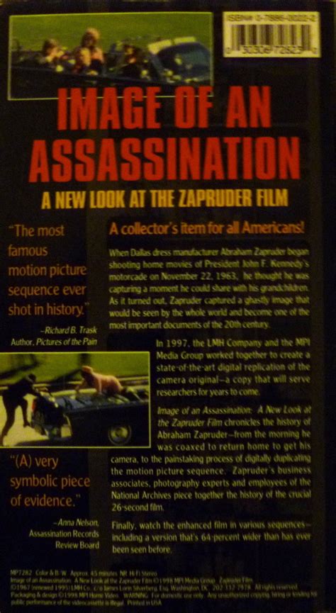 IMAGE OF AN ASSASSINATION A NEW LOOK AT THE ZAPRUDER FILM JOHN F ...