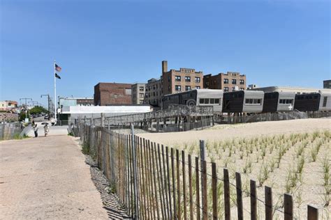 Getaway New York City Rockaway Beach Queens Editorial Photo Image Of