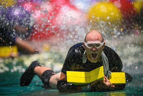 Im A Celebs Mike Tindall Slides His Way Through Im A