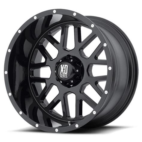 1999 2018 F250 And F350 Xd 820 20x12 Satin Black Grenade Wheel 44mm