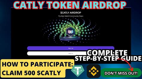 CATLY TOKEN AIRDROP HOW TO CLAIM 500 CATLY STEP BY STEP GUIDE