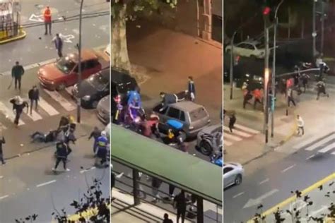 Video Graves Incidentes Entre Hinchas De Boca Y Colo Colo Despu S Del