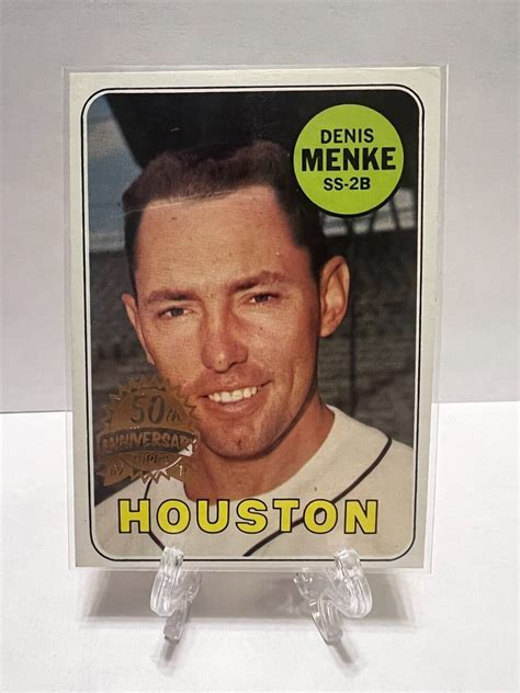 Topps Heritage Denis Menke Th Anniversary Stamped