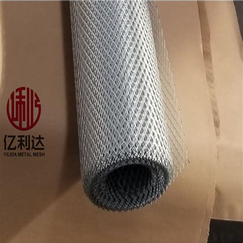 G40 G90 Flattened Galvanized Steel Expanded Metal Mesh Coil China