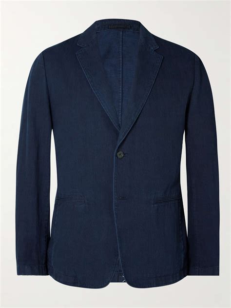 THEORY Clinton Cotton And Linen Blend Blazer For Men MR PORTER