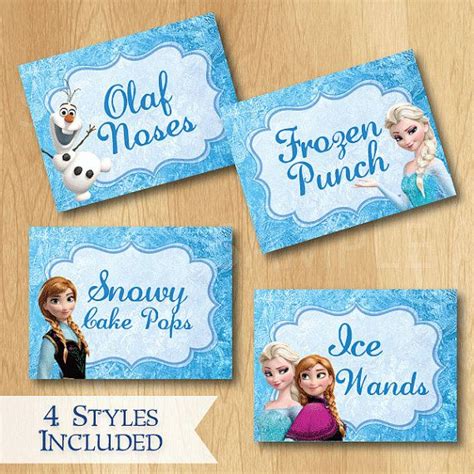 Best Images Of Frozen Food Labels Free Printable Birthday Party