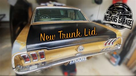 How To Guide Classic Mustang Trunk Lid Install Scottdrake