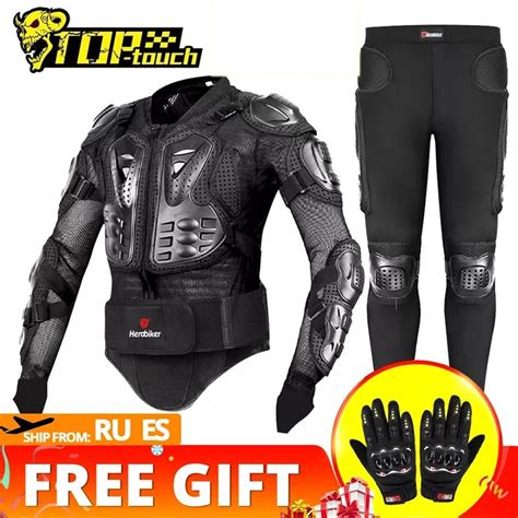 Herobiker Motorcycle Jacket Men Full Body Motorcycle Armor Motocross