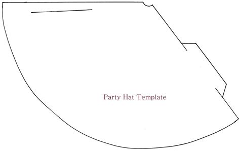 Birthday Time Party Hat Template Construction Theme Party New Years