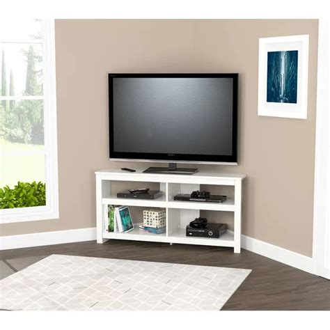 Displaying Photos of Black Corner Tv Stands for Tvs Up to 60 (View 5 of ...