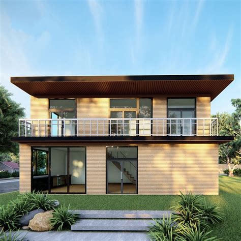 Prefab Container House 20FT Container Van House Durable Two-Story ...