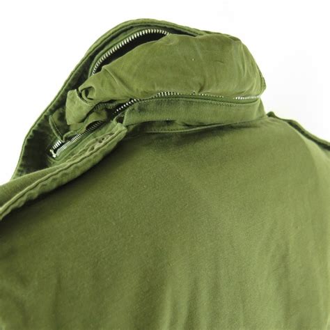 Vintage 60s M 65 Field Jacket Mens M Short Vietnam Military Sateen Og107 M65 The Clothing Vault