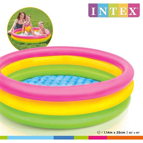 Piscina Gonflabila Sunset Intex Inele X Cm Kg Emag Ro