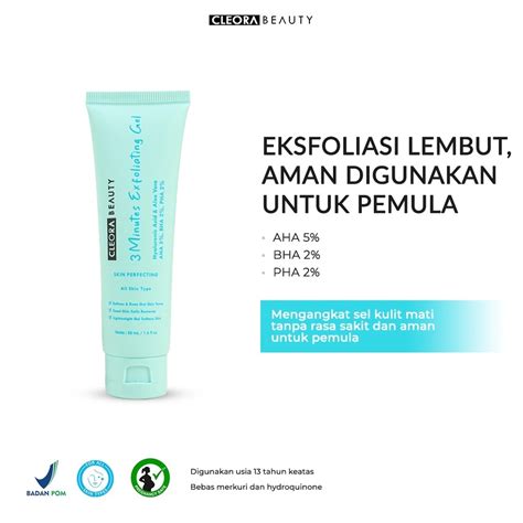 Jual Ready Stock Cleora 3 Minutes Exfoliating Gel Peeling Peeling