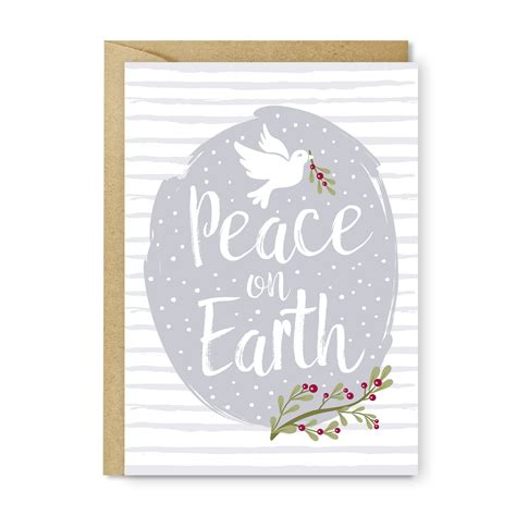 Peace On Earth Christmas Card Peace On Earth Christmas Cards Cards