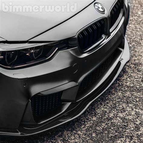 R1 Designed Style Front Lower Lip Carbon BMW F30 F32 With M4 Replica