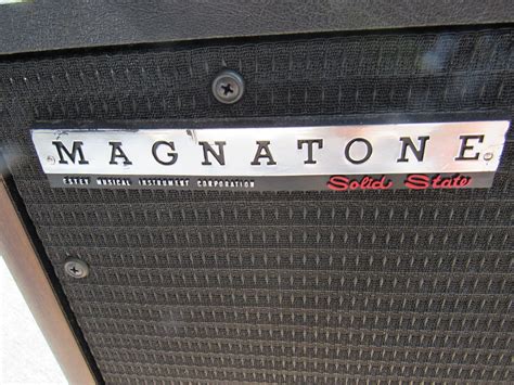 Rare Magnatone Custom 130v Accordion Amp Solid State Amplifier 1970