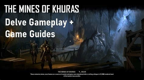 The Elder Scrolls Online Mines Of Khuras Delve Theelderscrollsonline