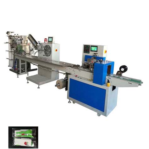 Automatic Packaging Paper Disposable Tissue Cutlery Packing Machine