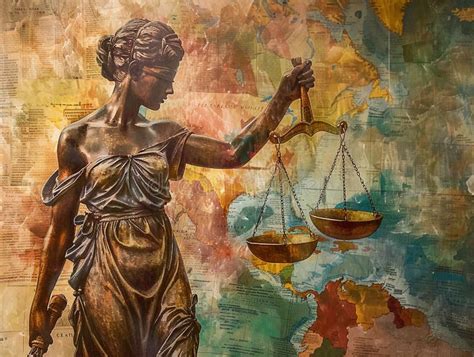 Statue Of Justice Justitia Goddess Of Justice With Closed Eyes The