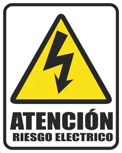 Cartel Riesgo El Ctrico Pvc X A Seg E Hig