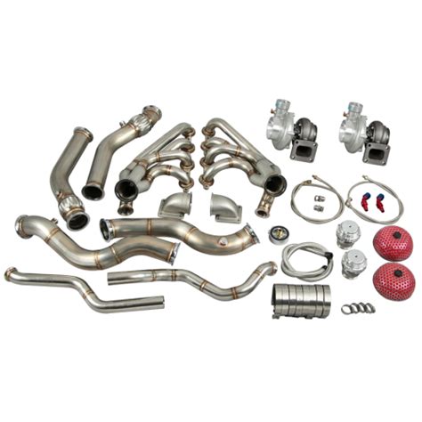 CXRacing Twin Turbo Manifold Downpipe Kit For 68 74 Chevrolet Nova LS1