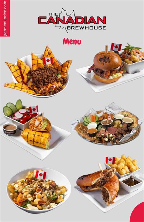 The Canadian Brewhouse Menu Price Canada Updated March