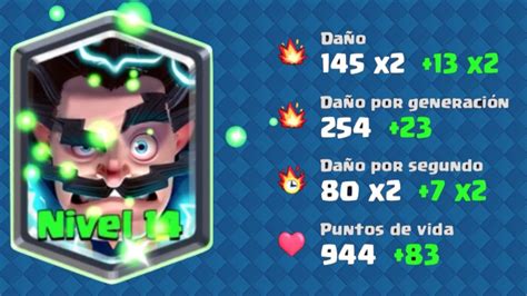 Clash Royale 🗡 Mago ElÉctrico ⭐️nivel 14⭐️ Youtube