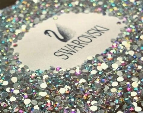 Piece Swarovski Crystals Ab Flat Back Non Hotfix Gems Etsy