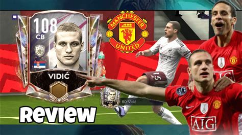 Vidic 108 Rated Review And Gameplay Best Cb In Fifa Mobile 21 Vidic