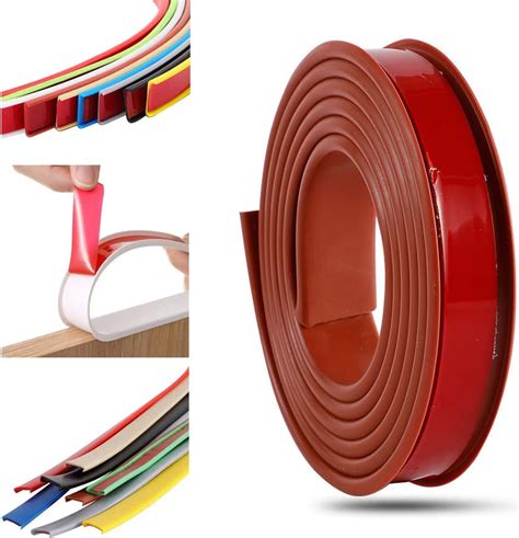 U Shaped Edge Trim Sealing Strip TPE Self Adhesive Furniture Edging