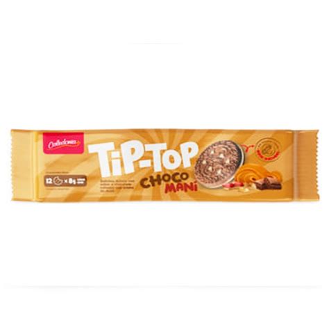 Caledonia Galletas Tip Top Choco Mani 96Gr Farmadon La Farmacia De