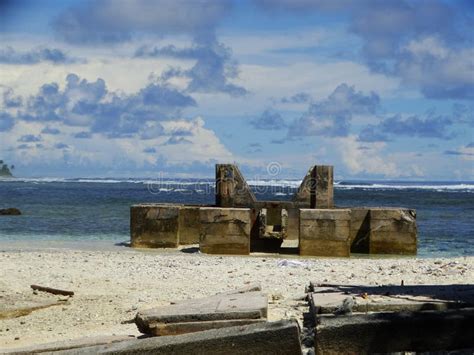 Tuvalu, Funafuti Atoll, the Beach Stock Photo - Image of ocean, scenes ...