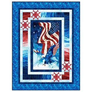 Patriotic Ombre Cotton Fabric Patriot DP25537 48 Northcott Flag