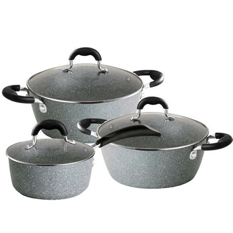 Jogo de Panelas Antiaderente Cerâmica Conjunto Cooktop Fogão Indução