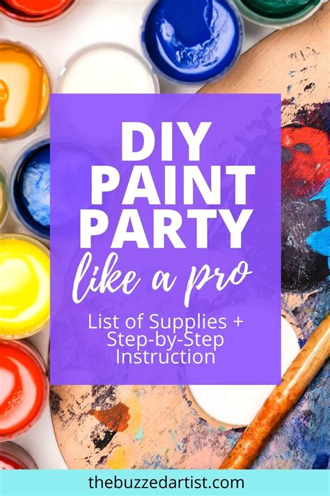 How To Host Your Own Unforgettable Canvas Paint Party The Ultimate Diy