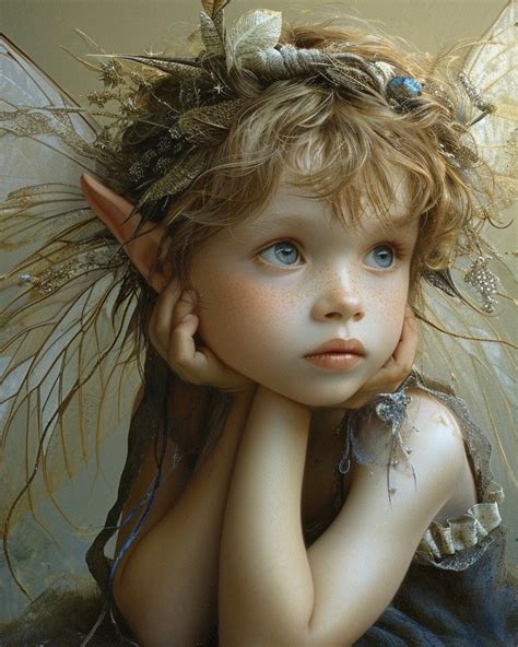 The Many Moods Of Faeries Thoughtful Etsy