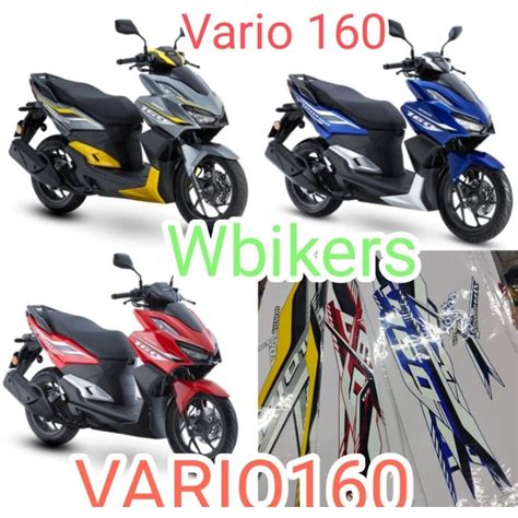 Body Cover Set Honda Vario Vario Free Sticker Orignal