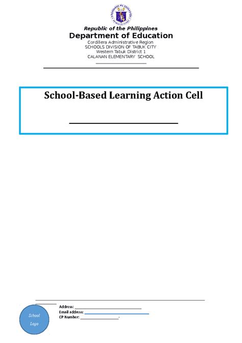 SLAC Session Proposal on LMS - Department of Education Cordillera